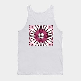 pattern flowers Tank Top